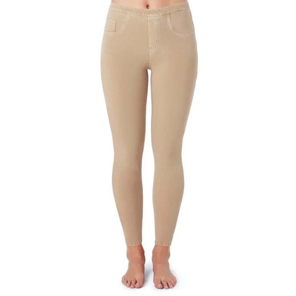 SPANX ankle jean ish leggings in khaki